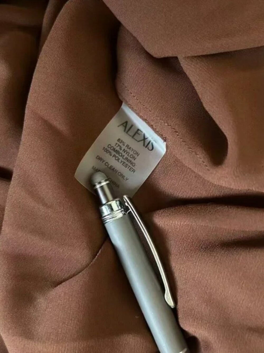 Alexis Strapless Brown Maxi Dress - Picture 11 of 13